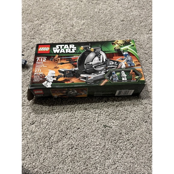 LEGO Star Wars 75015 Corporate Alliance Tank Droid 99% Complete With Box - Picture 8 of 9
